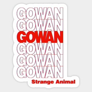 Thank You, Strange Animal. Sticker
